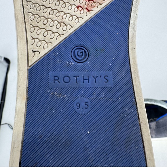 Rothy’s Women’s 9.5 “The Original Slip On Sneaker” in Black Gray Camo Casual - Picture 9 of 10